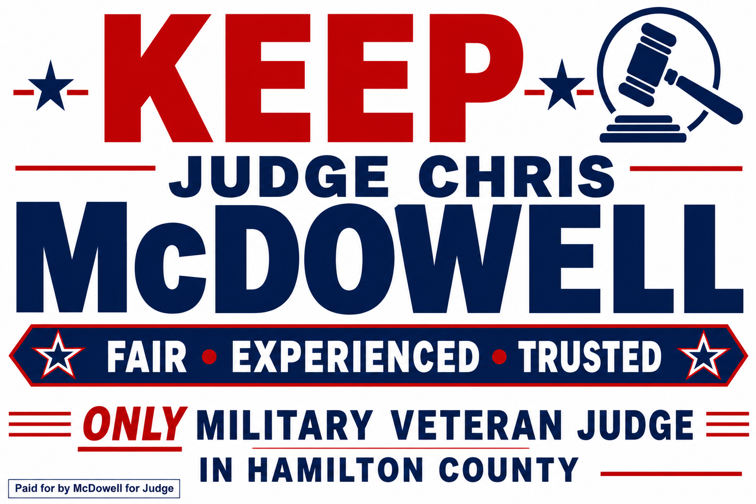 large yard sign version